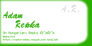 adam repka business card